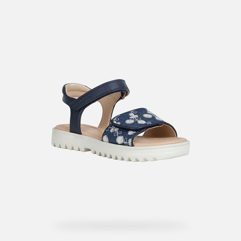 Sandales Geox Coralie - Bleu Marine - Fille 539782-IDP